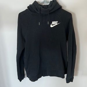 Nike black funnel neck sweatshirt size medium